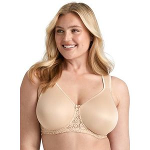 Miss Mary of Sweden Smooth Lacy – steunende T-shirtbeha met beugel en voorgevormde cup 105C Beige