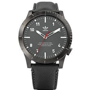 adidas Watches Cypher_LX1. Men s Premium Horween Leather Strap Watch, 22mm Width (Gunmetal/Charcoal. 42 mm).