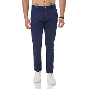 Redbridge Herenbroek, chinobroek, vrijetijdsbroek, casual, business, stretchbroek, blauw, 34W / 34L