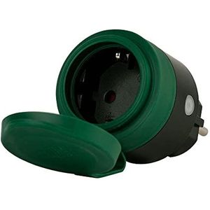 essentials Smart Home Solutions – Schakelstopcontact 16A outdoor voor intelligente apparaatbesturing via gratis app, wifi-stopcontact met individuele planning en spraakbesturing via wifi