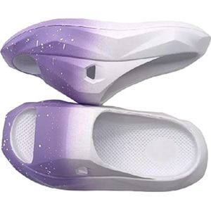 EKsma Slippers voor mannen en vrouwen, Indoor Outdoor Slides Sandalen, Casual Antislip Dikke Zolen Bad Douche Slippers, Paars, 43 EU