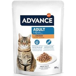 Advance Natvoer voor volwassen katten met kip - 85 g