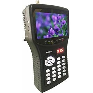 Satellietzoeker KPT-255H DVB-S2Finder MPEG-4 Digitale Satelliet Finder Meter CCTV Camera Lcd-achtergrondverlichting Kpt-255h Plus Knop 4.3 Inch