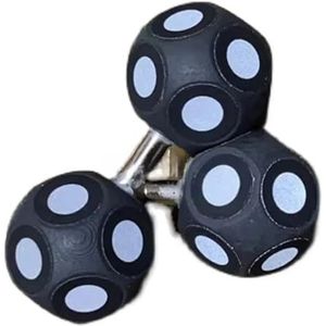 10 stuks hoogreflecterende balmarker, handheld 3D-scanner, binnen 6 mm, buiten 10 mm magnetische bol, 11 punten op de bal voor ondersteunde positionering, kalibratie
