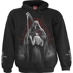 Spiral Dead Kiss Trui met capuchon zwart XL 100% katoen Everyday Goth, Gothic