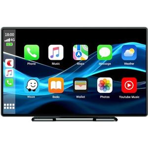 Volam - Draadloze Autoradio - 9 Inch Touchscreen - Met Wireless Apple Carplay en Android Auto - Bluetooth 5.0