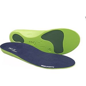 2 paar orthopedische inlegzolen plantaire serie PRO 11 WELLBEING voor plantaire fasciitis, kniepijn, rugpijn, gevallen bogen met ondersteuning van de voetboog (13/14 UK 2 paar)