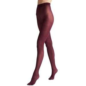 VENEZIANA NUOVA Satinelle 40 DEN Kleurrijke panty dames - microvezels - mat ondoorzichtig, bordeaux, M