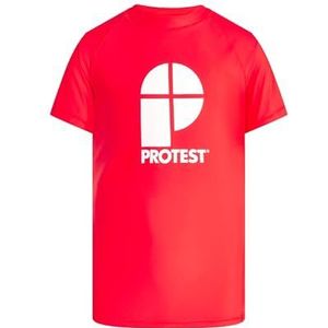 Protest Boys Rashguard short sleeve PRTBERENT JR Tomato 152