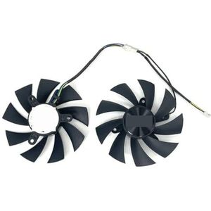 2 STUKS/set GA92S2H GFY09215M12SPA 87MM RTX2060 GPU-koeler voor Zotac 2060 SUPER voor Destroyer HA/HB grafische koelventilator(Black 2-Fan GA)