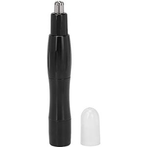 Neushaartrimmer, op batterijen werkende dubbelzijdige snijkop Handheld neushaarverwijderaar Lichtgewicht voor op reis voor thuis