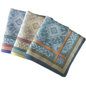 Grote Katoenen Zakdoek Willekeurige Kleur Zweet-absorberende Mannen Zakdoeken Stijlvolle Patroon Hoofddoek