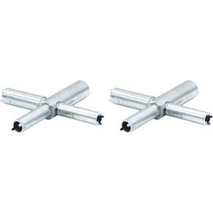 Tityvirnix 2 set Cross Shaped Demontage Destuffing Tool Metal voor Verwijder Antenne Base