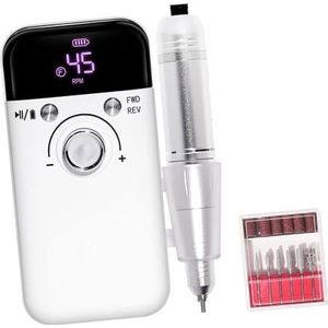 45000rpm Nagels Boor Elektrische Nagels Boor Machine Manicures Tool Geluidsarme Nagels Bestand Boor Set Voor Salon Huishoudelijk Gebruik