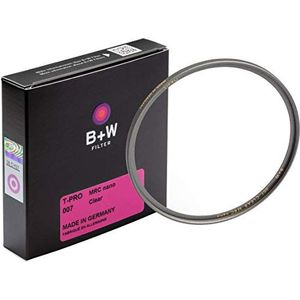 B+W 007 Beschermfilter, Clear Filter (43 mm, T-Pro, titanium afwerking, MRC Nano, 16x gecoate, super slim, premium)