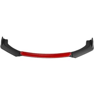 Voor Audi A4 A5 A6 A8 Auto Voorbumper Lip Splitter Universele Spoiler Diffuser Lip Kit Auto Bumper Fin Splitter Diffuser(Matte Black)