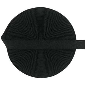 2 5 10 Yard 3/8"" 10mm Glanzend Nylon BH-band Elastische Spandex Satijnen Band Schouderband Ondergoed Lingerie Naaiwerk Trim-Zwart-15mm-5 Yards