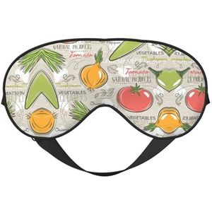 Groente Fruit Slaap Eye Mas Bijgewerkt Ontwerp Licht Blokkerende Night Eye Blinder Mannen Vrouwen Shift Werk Reizen