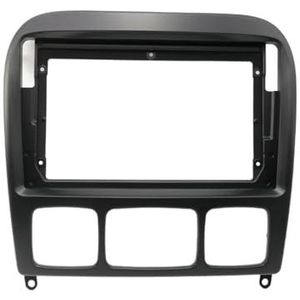 Autoradio met 9 inch bedieningspaneel, compatibel met 2006 BENZ S-klasse W220(Black)