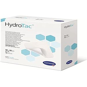HydroTac schuimverband 10 x 10 cm 10 stuks