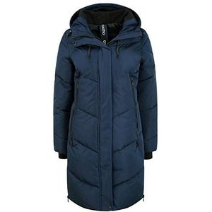 Oxmo - Juna - Wintermantel - Donkerblauw - Gewatteerd