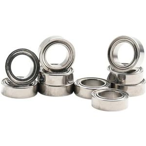 MR85 ZZ lager 5 x 8 x 2,5 mm 10 stuks MR85ZZ RS 2RS MR85Open Handpiece lagers voor videokaart Speed Voor Motor (MR85zz ABEC-5)