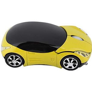 2,4 GHz Draadloze Muis, 1600 DPI Draadloze Muis Optische Muis voor Mac/ME/Windows PC/Tablet Gaming (Geel)