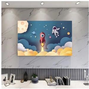 WLTYSM TV Cover Catoon TV Cover Bescherming Stofkap Huishoudelijke Opknoping TV Doek 32 tot 70 Inch Universele Decoratie TV Display Protector (3,6 inch (3,6 inch (136 x 90 cm))