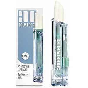 BELWEDER - Lippenbalsem met Hyaluronzuur - Hyaluron Lipverzorging en Bescherming - Hydratatie en Regeneratie van de Lippen - Transparante Lip Balm voor Mannen en Vrouwen (1 stuk 3,5g)