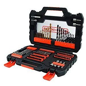 BLACK+DECKER A7230-XJ 104 Easy Grip Boor Stuk Set - Zwart (1-Stuk)