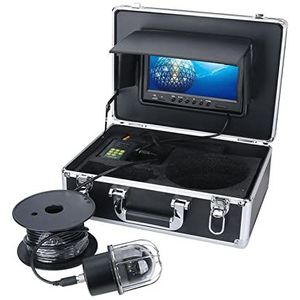 Onderwaterviscamera, 9 ""DVR Recorder 20m / 50m / 100m onderwater vissen videocamera viszoeker IP68 Waterdicht 20 Le DS 360 graden roterende camera(FX9D-20M)