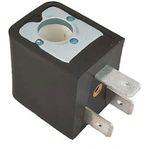 CLEUFWKO Magneetventiel Coil Binnendiameter 10mm Hoogte 30mm DC12V DC24V AC24V AC110V AC220V (DC12V)