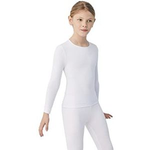 Ysabel Mora Wit thermisch T-shirt voor kinderen in maat, Wit, 8 jaar