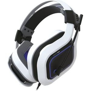 Gioteck - HC-9 Wired Stereo Gaming Headset Blue & White for PS5, PS4, PC, Switch, Xbox, Mac & Mobile