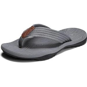 Herenslippers Slippers Outdoor Comfort Casual Slippers Antislipstrandsandalen 6 kleuren (Color : Grey, Size : 42(26.0CM))