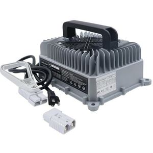 HYDTGZ Waterdichte Heftrucklader 3000W Hoogvermogen Acculaders 36V 50A, 48V 45A, 60V 35A, 72V 30A Druppelladen Met 350A Anderson Stekker,48v 45a