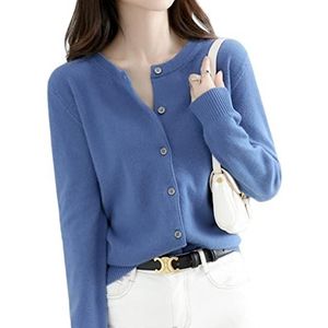 MOGSA Vest Truien Vrouwen Vesten Trui O-hals Lente Herfst Gebreide Kasjmier Vesten Single Breasted Womens Truien