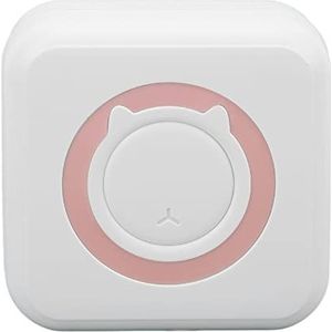 Mini-fotoprinter, Draagbare -printer Fotozoekvragen voor Werknotities Lijst met Foutnotities voor Fotolabels (Roze)