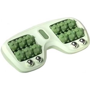 Xkmog Draagbare dubbele voetmassageroller, drie massagetechnieken om pijn te verlichten door plantaire fasciitis, strakke spieren en pijnlijke voeten en verbeterde circulatie, draagbaar