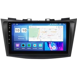 9 inch touch screen multimedia speler bluetooth autoradio voor Suzuki Swift 2011-2015 Android 12.0 Car Stereo gebouwd carautoplay ondersteuning stuurwielbediening wifi 4g gps navigatie (Size : 8+WIFI
