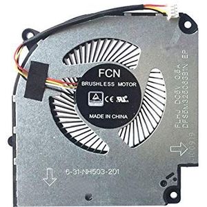 LMNCBVYA FCQLR Notebook Cooling Fan Compatible with CLEVO FLHJ 6-31-HN503-201 - Replacement Fan