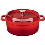 Sola - Gietijzer Braadpannen 28cm - Nostalgische Uitstraling - Perfecte Slow-Cooker - Vaatwasmachinebestendig