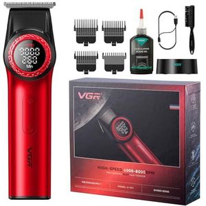 VGR - 977 - Tondeuse - Rood - Draadloos - 8000 Omw/min - LED-Display