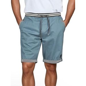riverso RIVAngelo Korte broek voor heren, stretch, regular fit, bermuda shorts, zomer, zwart, beige, grijs, blauw, marineblauw, groen, S, M, L, XL, XXL, 3XL, 4XL, 5XL, Pigeon Blue, M