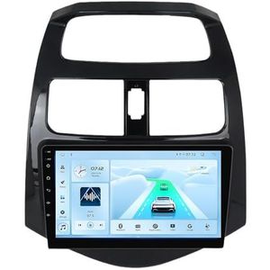 Android 14 Autoradio Stereo voor C-hevrolet Spark (2010-2014) 9 Inch Touchscreen Multimedia Speler met Draadloze Carplay 2 Din GPS Navigatie FM RDS Bluetooth 5G-WiFi SWC DSP,M100s