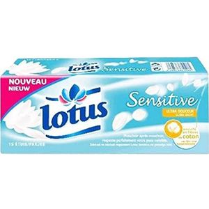 Lotus Sensitive Zakdoeken, 15 stuks, 3 stuks