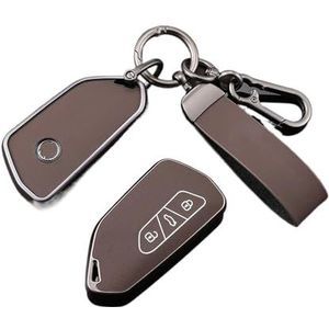 Autosleutel beschermhoes Voor Golf 8 ID.3 ID.4 MK4 MK8 2022 2021 GTI R TPU Leren Auto Afstandsbediening Sleutelhoesje Fob Cover Houder Shell Accessoires Sleutel Shell(11)