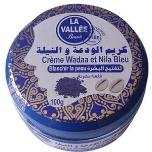 Nila Bleu - Verhelderende en voedende crème met nilapoeder | hydraterende verzorging voor gezicht en lichaam | 100% natuurlijk uit Marokko