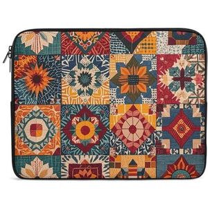 Laptop Case Laptop Sleeve Draagbare Beschermhoes Afrikaanse Textiel Patchwork Computer Gevallen voor Laptops