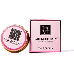 Lami Glue Balm Peach, wimperlameringproduct, lijm zonder lijm, met argan-, jojoba- en avocado-olie, 20 ml